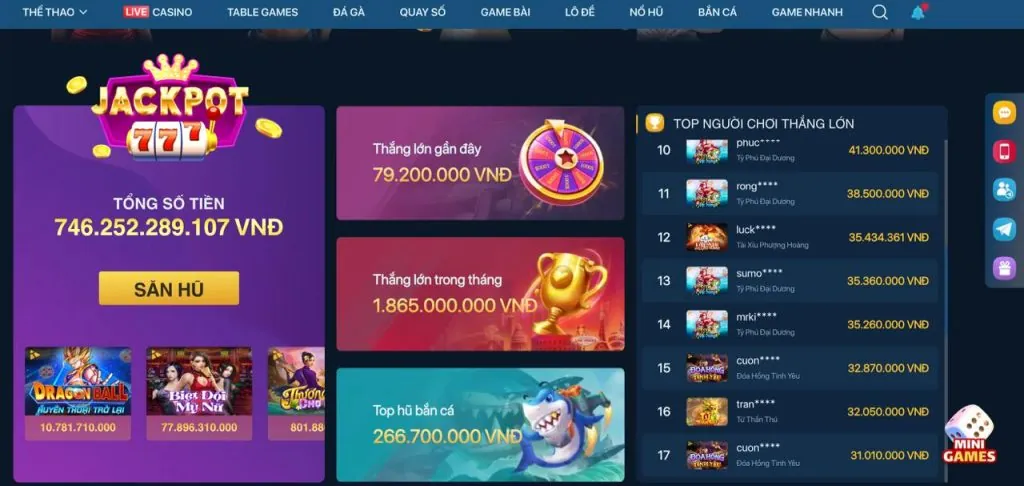 Đa dạng trò chơi tại 90ok info: Thể thao, Casino, Slot, Bắn cá, Đá gà
